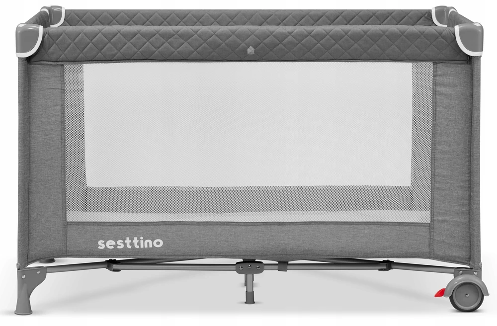 Ecotoys Sesttino Lia Plus sulankstoma dviaukštė kelioninė vaikiška lovelė