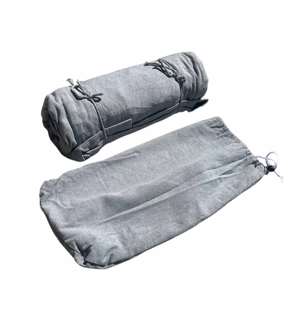 SET FRAME + HAMMOCK 2 OS BOHO Pilkas nešiojamas komplektas COMFORT ZONE 200 KG