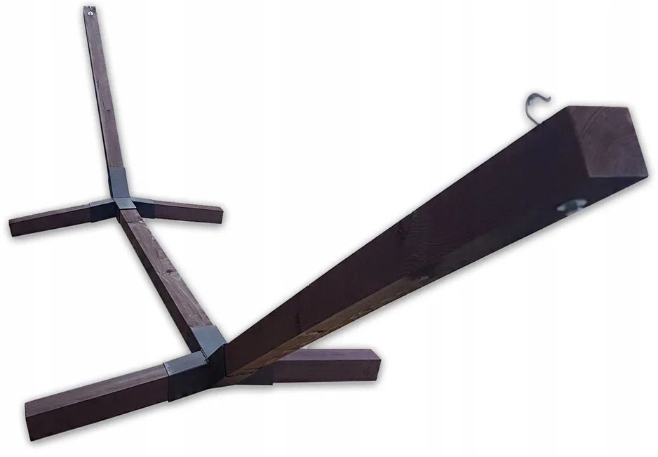 SET FRAME + HAMMOCK 2 OS BOHO Pilkas nešiojamas komplektas COMFORT ZONE 200 KG