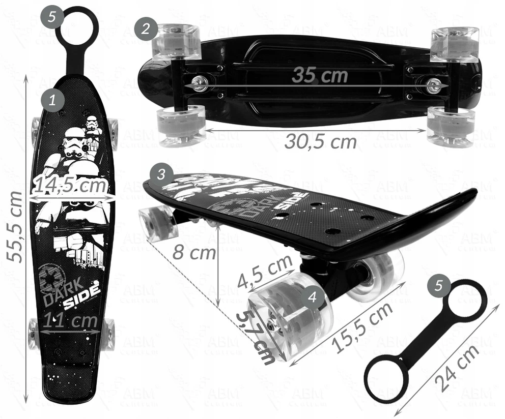 Seven Pennyboard riedlentė Captain America
