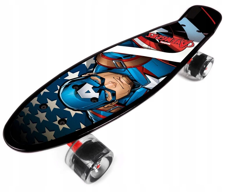 Seven Pennyboard riedlentė Captain America