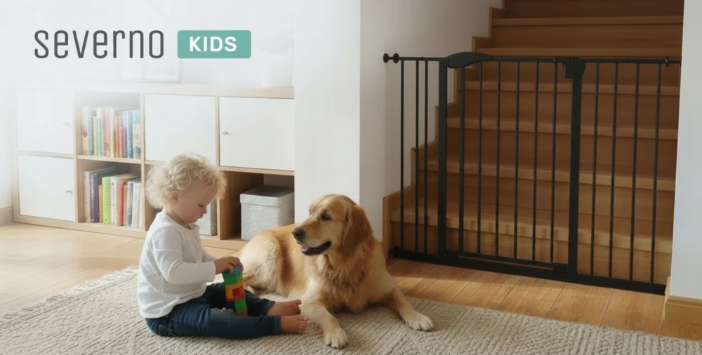SEVERNO Kids 75-115cm APSAUGINIAI TURTĖLIAI PLĖTINIMO VARTŲ APSAUGINĖ LAIPTŲ DURŲ