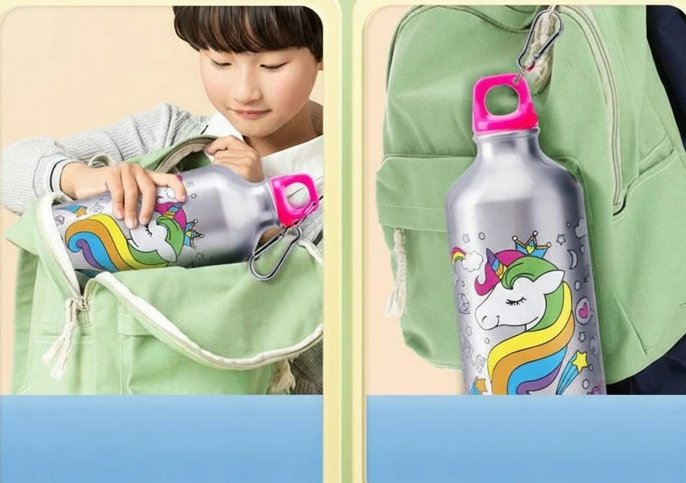 Sferazabawek Kuprinės krepšys Dažymo buteliukas 2in1 Unicorn PENS CREATIVE SET