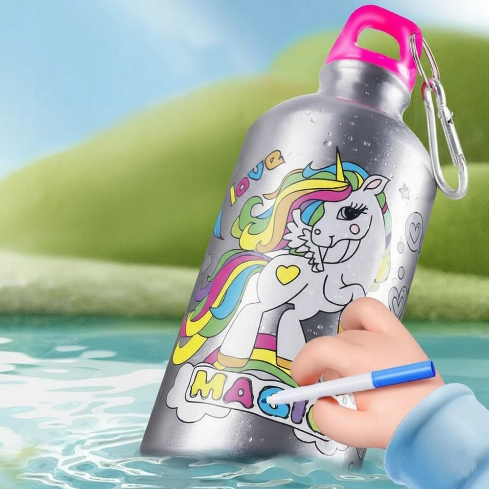 Sferazabawek Kuprinės krepšys Dažymo buteliukas 2in1 Unicorn PENS CREATIVE SET