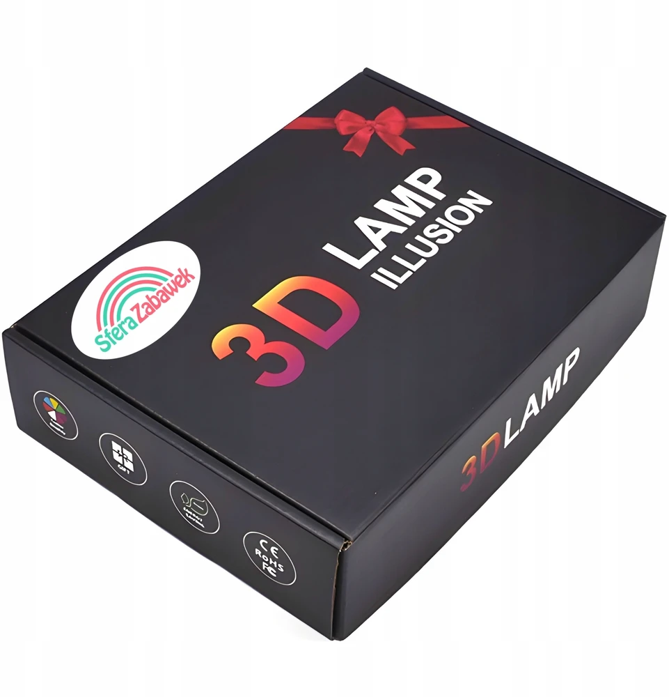 Sferazabawek Naktinė lempa 3D KOŃ LED ILUZJA PREZENT DLA DZIECI USB BATERIE + Pultas Sfera