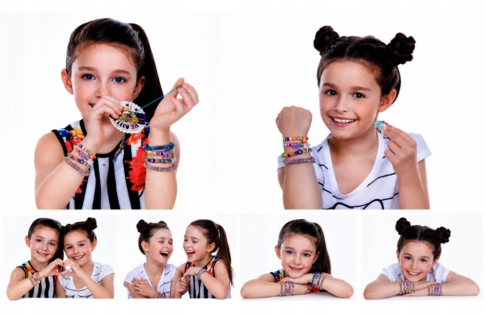 Sferazabawek Rinkinys karoliukų apyrankėms kurti - Bead Box, 2 užsegimo ratukai