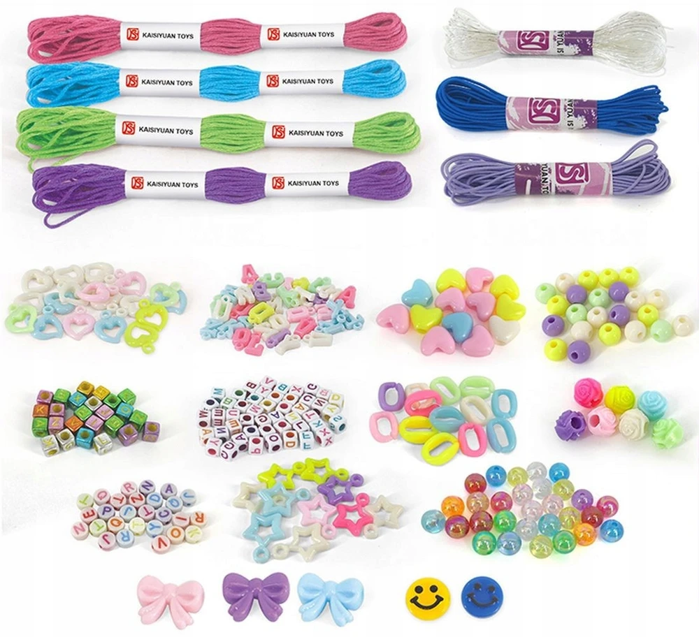 Sferazabawek Rinkinys karoliukų apyrankėms kurti - Bead Box, 2 užsegimo ratukai