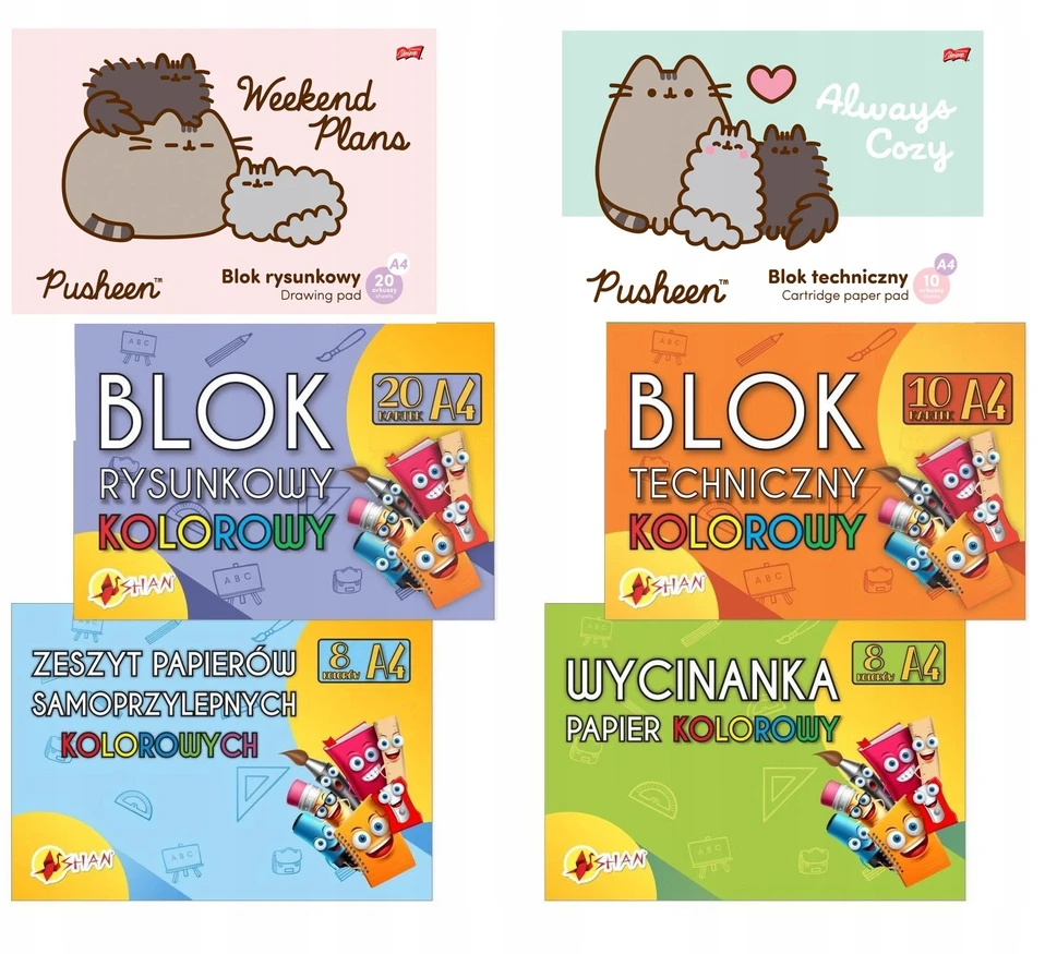 Shan Pastelinė + Pusheen XXL School Layette