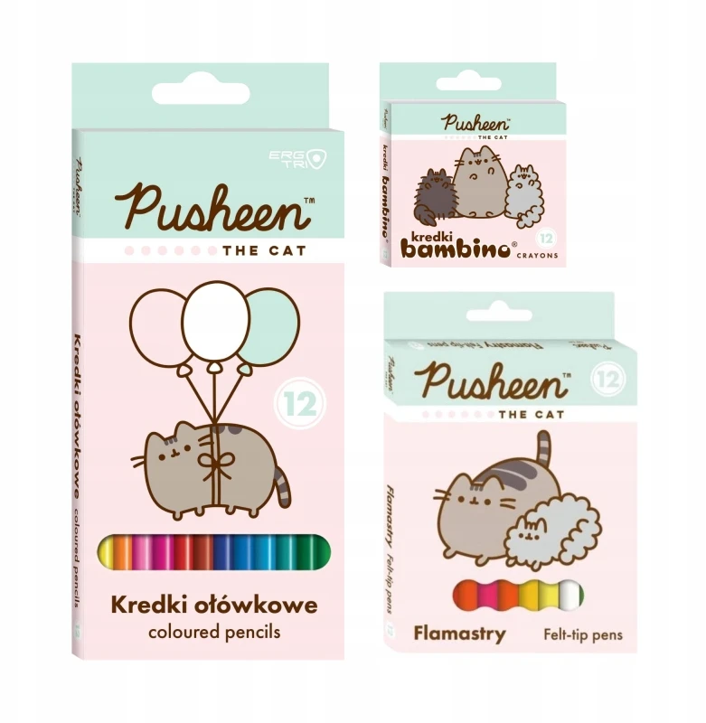 Shan Pastelinė + Pusheen XXL School Layette