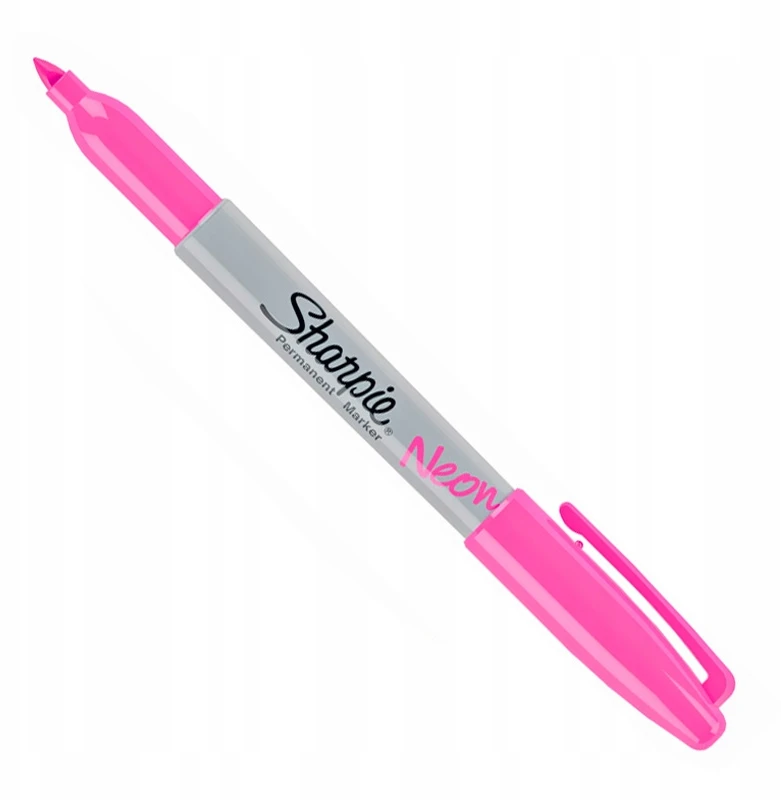 Sharpie Neon rožinis permanentinis markeris, plonas galiukas