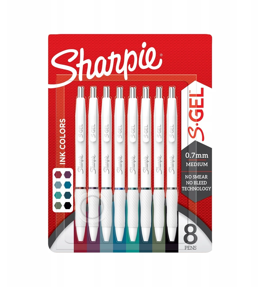 Sharpie S-GEL geliniai tušinukai Mix Colours 8 vnt. - 2208551