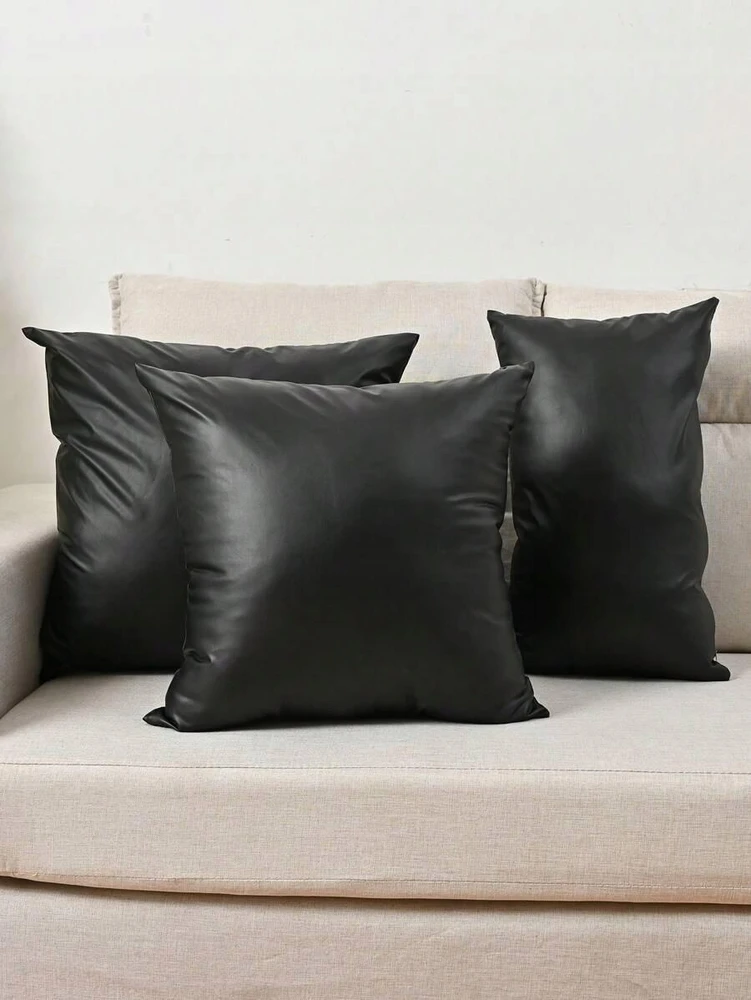 SHEIN Juoda POSZEWKA NA PODUSZKĘ S07__30X50CM