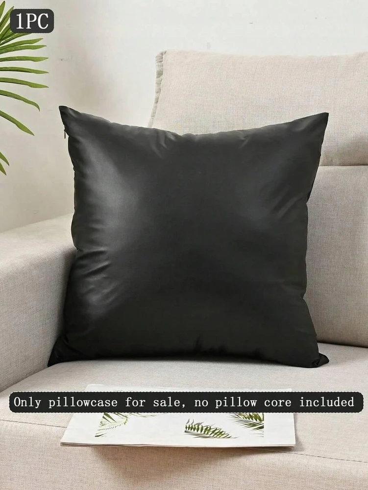 SHEIN Juoda POSZEWKA NA PODUSZKĘ S07__30X50CM
