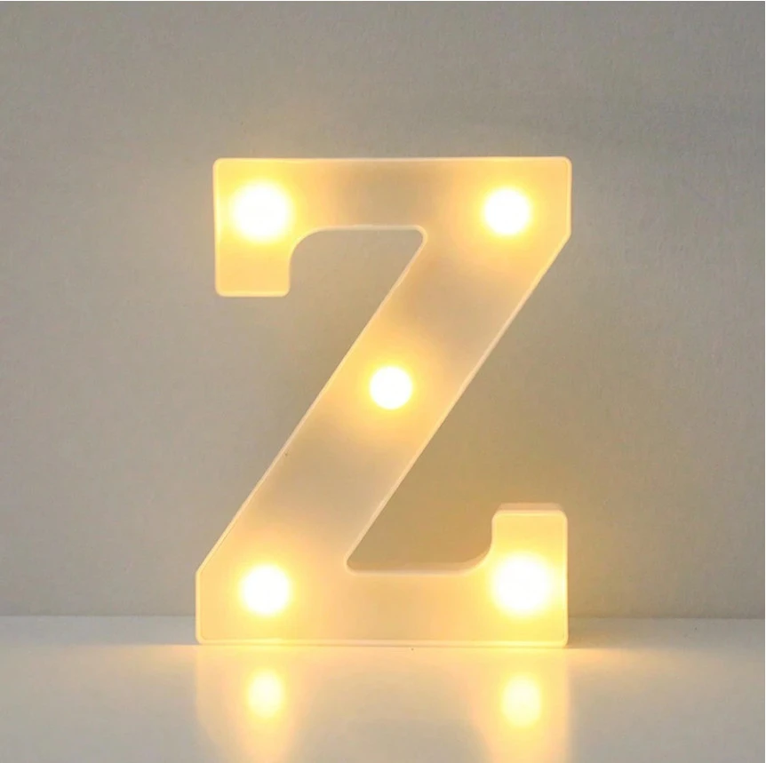 SHEIN LAMPKA LITERA Z YSC S07__12X16CM