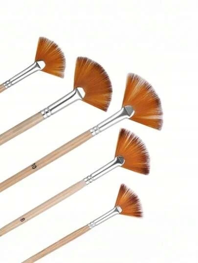 SHEIN PĘDZLE DO MALOWANIA 5-PACK U5Q S07