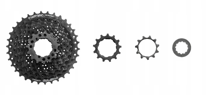 Shimano CSG 9 greičių kasetė - Mišrus - Suaugęs