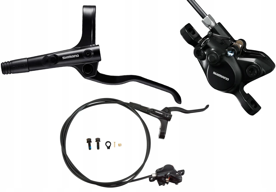 Diskiniai stabdžiai priekiniai Shimano BL/BR-MT200(L) juodas