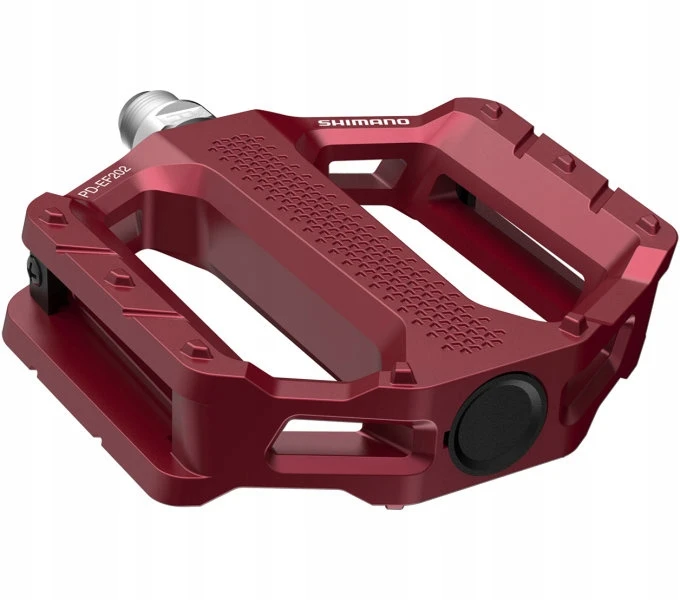 Shimano PD-EF202 plokštelės - Raudona - Kasdieniam dviračiui - Patvarus ašis - TU