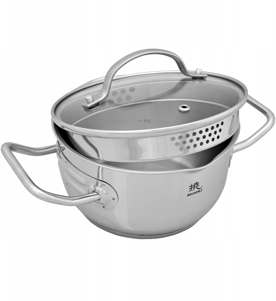 Shiori Steel Series Pro 316 indukcinis puodas 16 cm 1,5L
