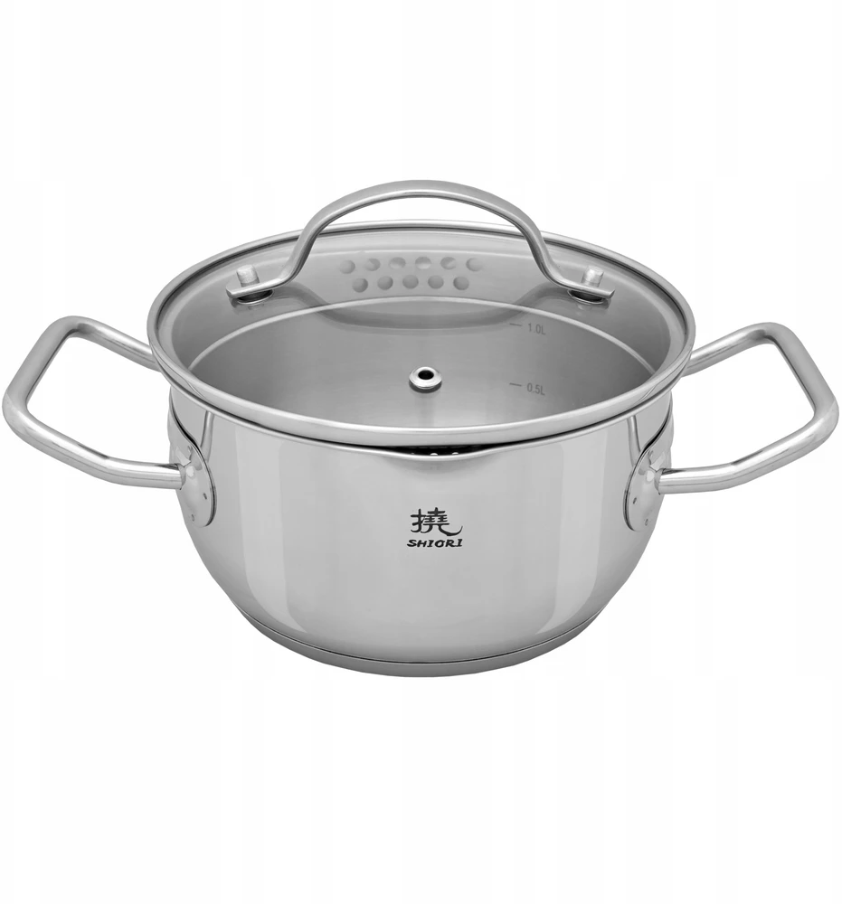 Shiori Steel Series Pro 316 indukcinis puodas 16 cm 1,5L