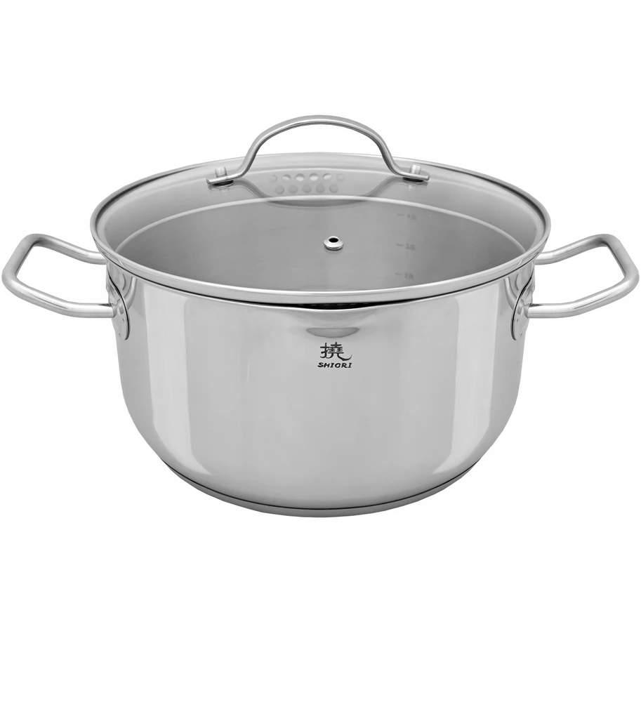 Shiori Steel Series Pro 316 indukcinis puodas 24 cm 5,5L