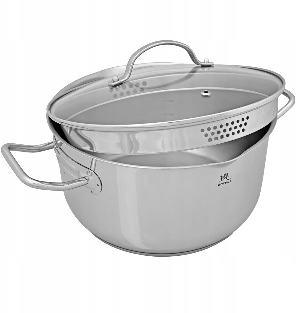 Shiori Steel Series Pro 316 indukcinis puodas 24 cm 5,5L