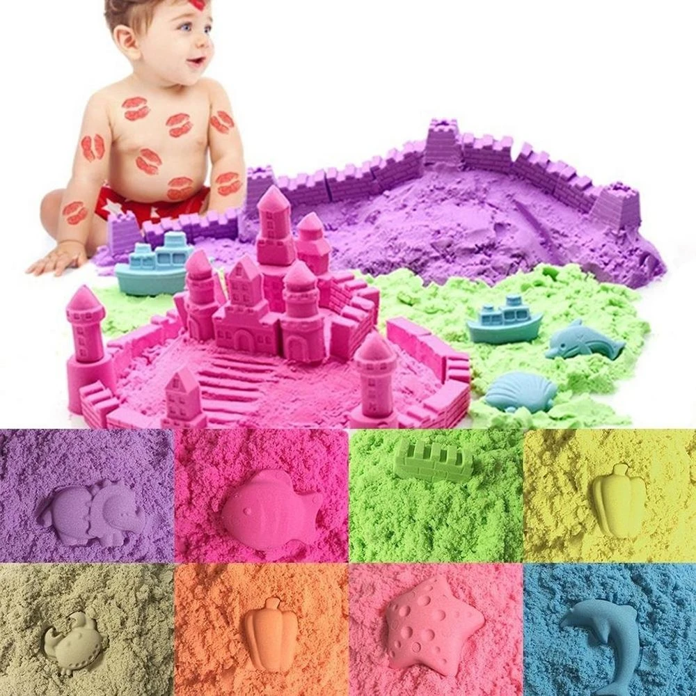 Shopek KINETINIS SMĖLIS 1 KG PURPURINIS SUPER PLASTIKINIS SMĖLIS ŽAIDIMUI