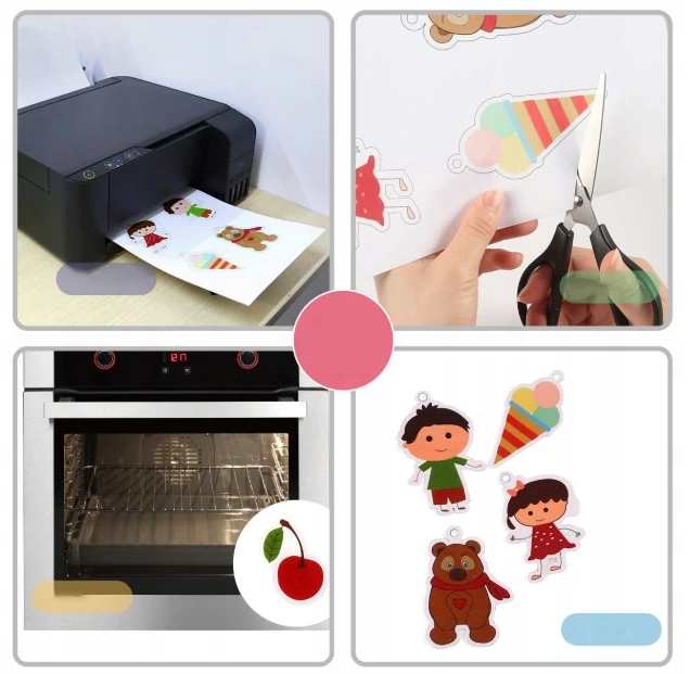 SHRINK TRANSPARENT HEAT SHRINK FILM 12 vnt.