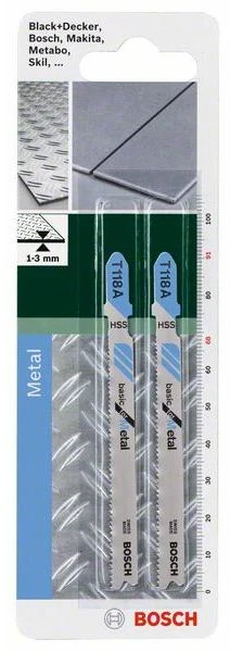 Bosch 2 siaurapj.Pjūkleliai BIM T 118 AF. 67 mm