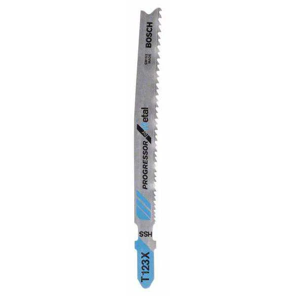 Bosch 2 siaurapj.Pjūkleliai HSS T 123 X. 74 mm