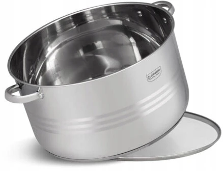 SIDABRINIS PUODAS SU KIAULIU SULTINIO STIDALINIUI 17,7L / 34cm EDENBERG