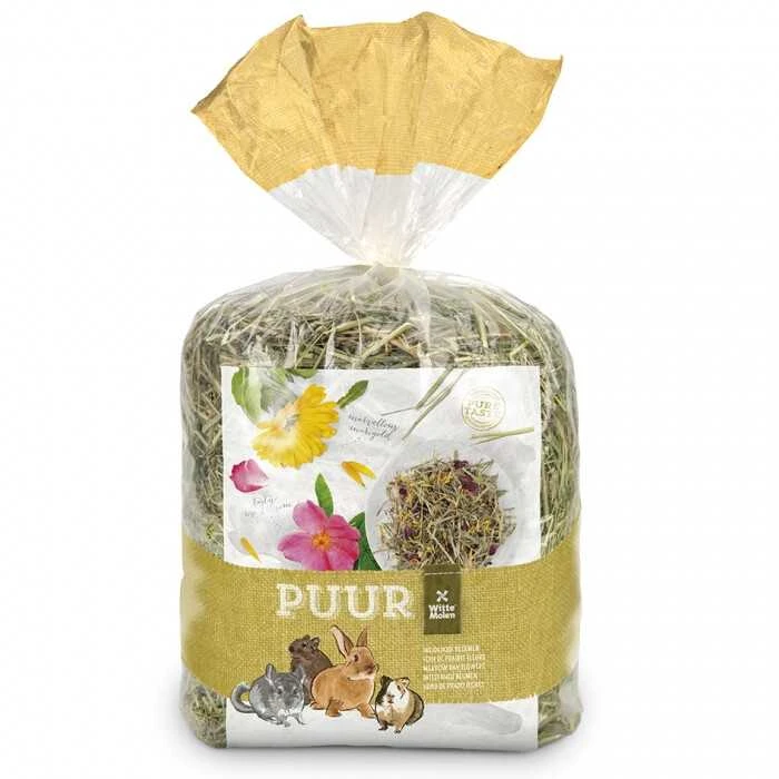 Šienas su gėlių žiedais graužikams PUUR 500g