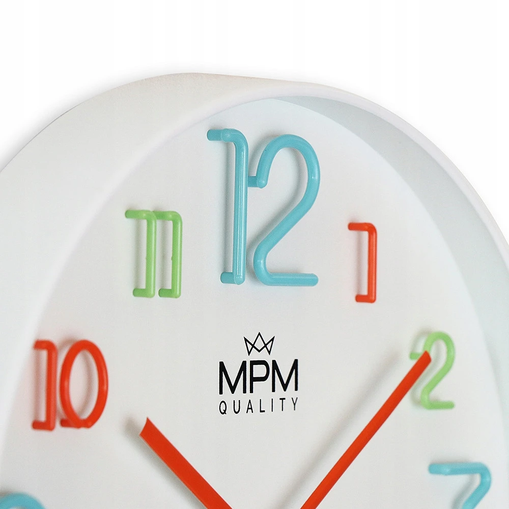 Sieninė laikrodis - MPM QUALITY - E01.3459.00 - Daugiaspalvis - 4,5 cm gylio - Vaikams