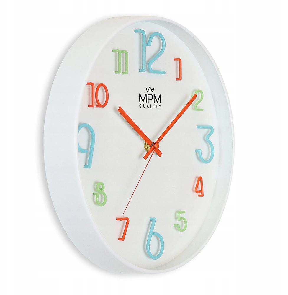 Sieninė laikrodis - MPM QUALITY - E01.3459.00 - Daugiaspalvis - 4,5 cm gylio - Vaikams