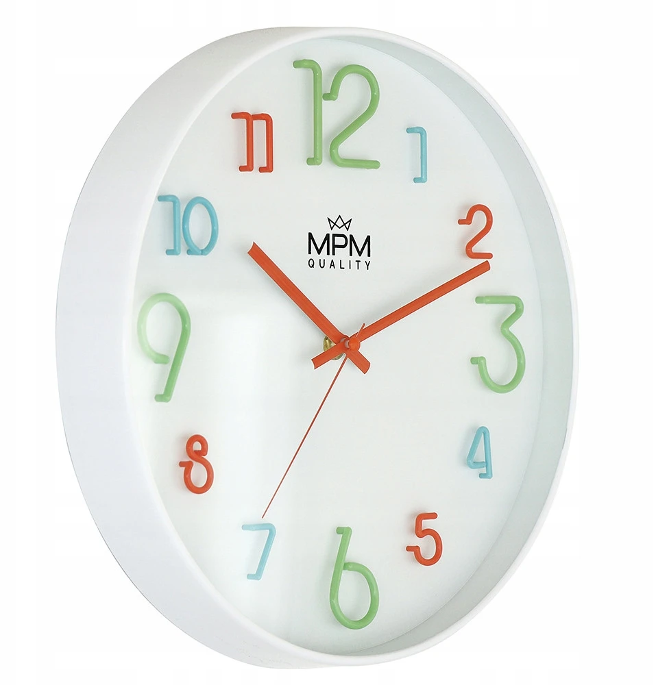 Sieninė laikrodis - MPM QUALITY - E01.3459.00 - Daugiaspalvis - 4,5 cm gylio - Vaikams