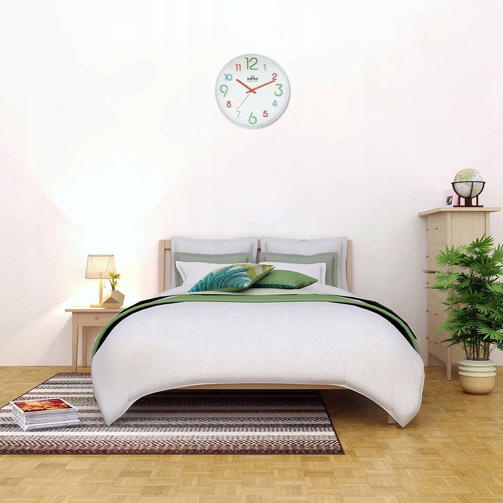 Sieninė laikrodis - MPM QUALITY - E01.3459.00 - Daugiaspalvis - 4,5 cm gylio - Vaikams