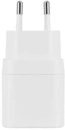 USB sieninis įkroviklis DELTACO, 1x USB-A 18 W, 1x USB-C PD 20 W, baltas/ USBC-AC154 / 1903153