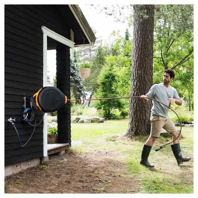 Fiskars Laistymo sistemos Water wheel XL sieninis laikiklis