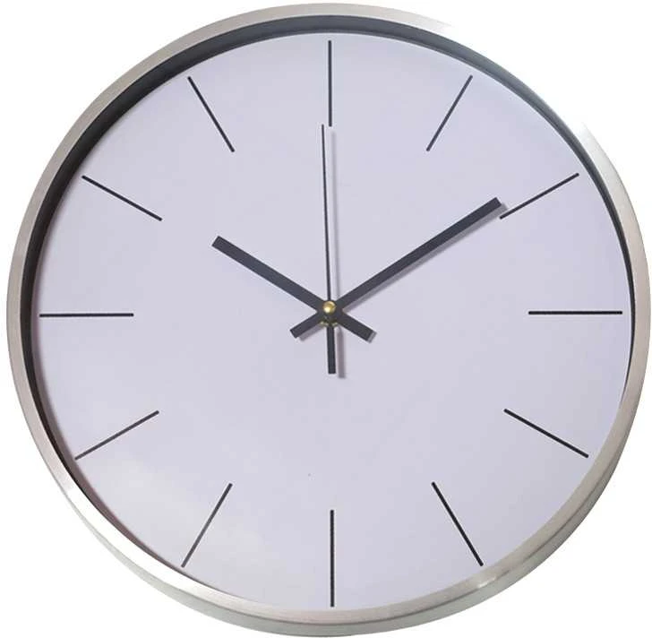Besk Sieninis laikrodis 30cm, metalinis