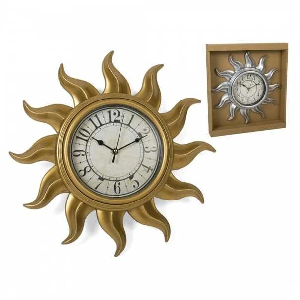 Decorlife Be Prekinio Zenklo Sieninis laikrodis SOL, 38cm
