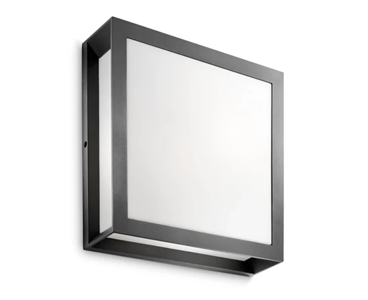 Sieninis šviestuvas Sieninis lauko šviestuvas PHILIPS SKIES, IP44, 2 x E27, max 14 W, 26x26x8,1 cm