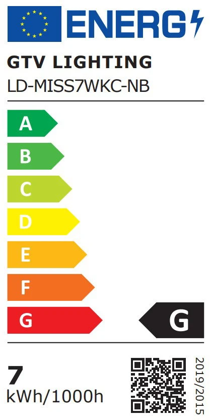 MISSOURI-O LED lempa, 7W, 540lm, AC220-240V, 50/60 Hz, PF>0,5, Ra≥80, IP54, IK08, 4000K, r