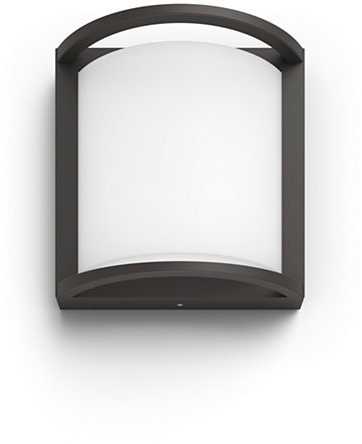 Sieninis LED lauko šviestuvas PHILIPS SAMONDRA, IP44, 2700 K, 12 W, 1200 lm, su judesio davikliu