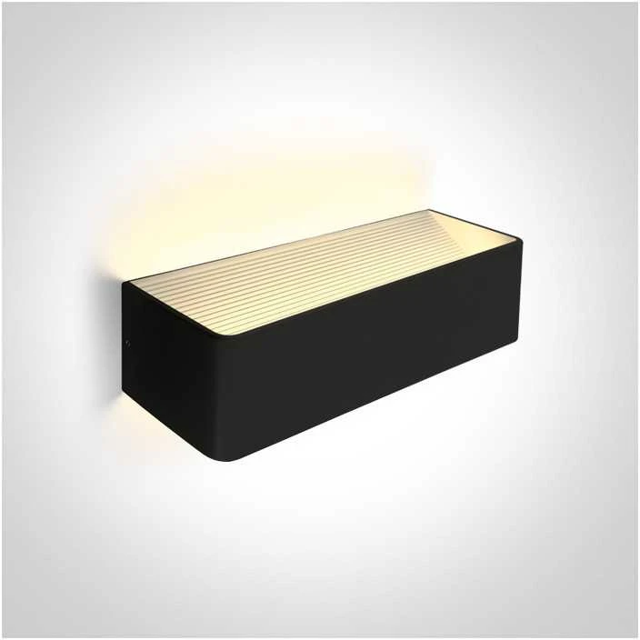 12W LED sieninis šviestuvas, juodas, 3000K, 67466C/B/W