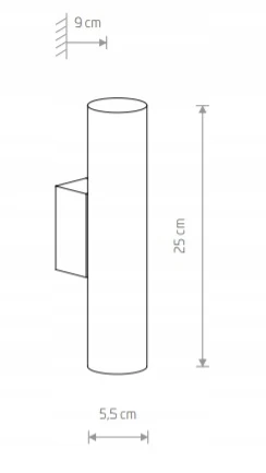 Sieninis šviestuvas Nowodvorski EYE WALL 8072