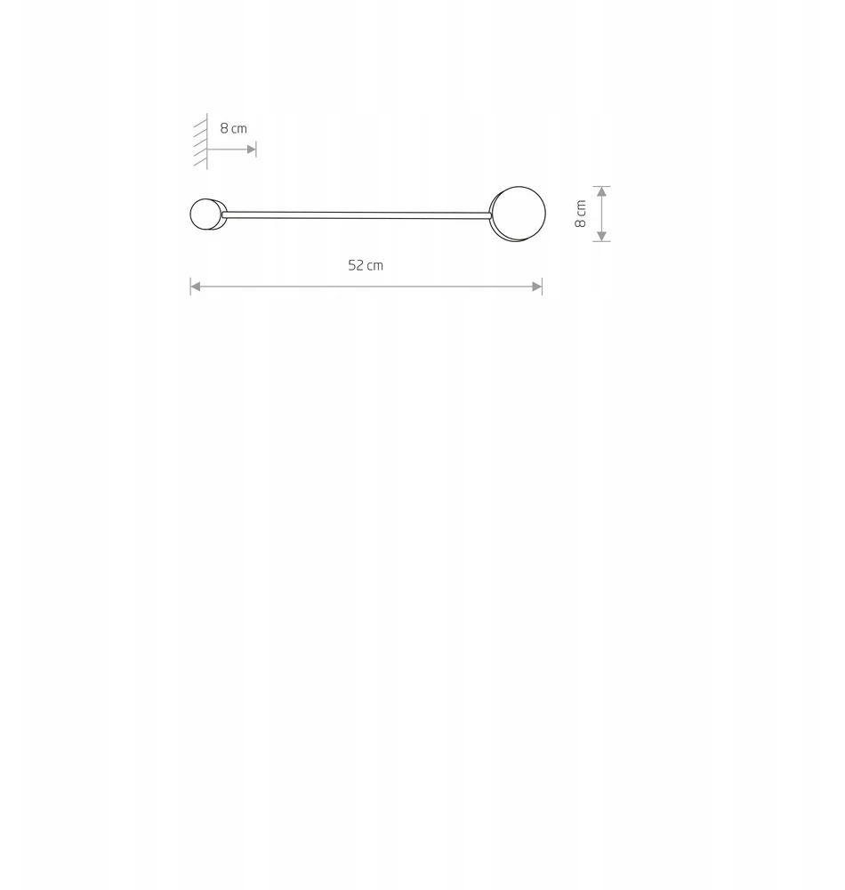 Sieninis šviestuvas Nowodvorski ORBIT 7802