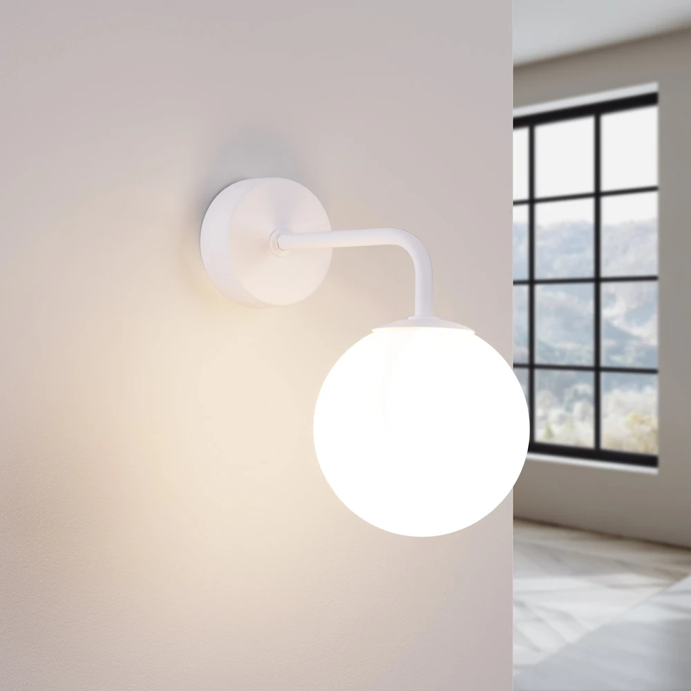 Sollux Lighting Sieninis šviestuvas ASTRAL 1 baltas