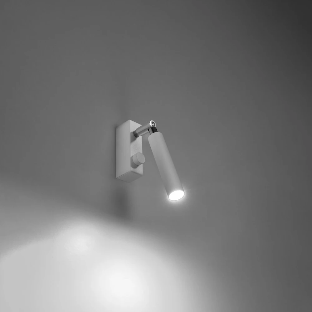 Sollux Lighting Sieninis šviestuvas EYETECH 1 baltas