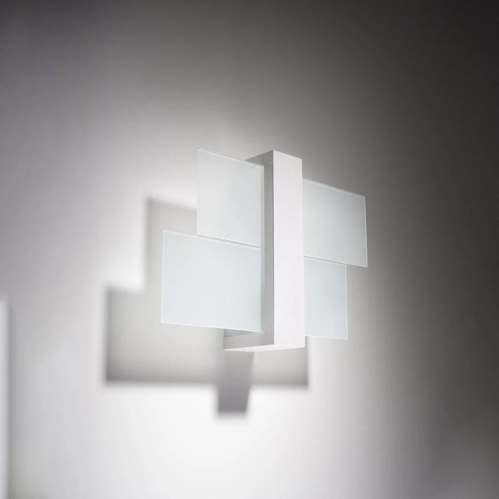 Sollux Lighting Sollux Sieninis šviestuvas FENIKS 1 baltas