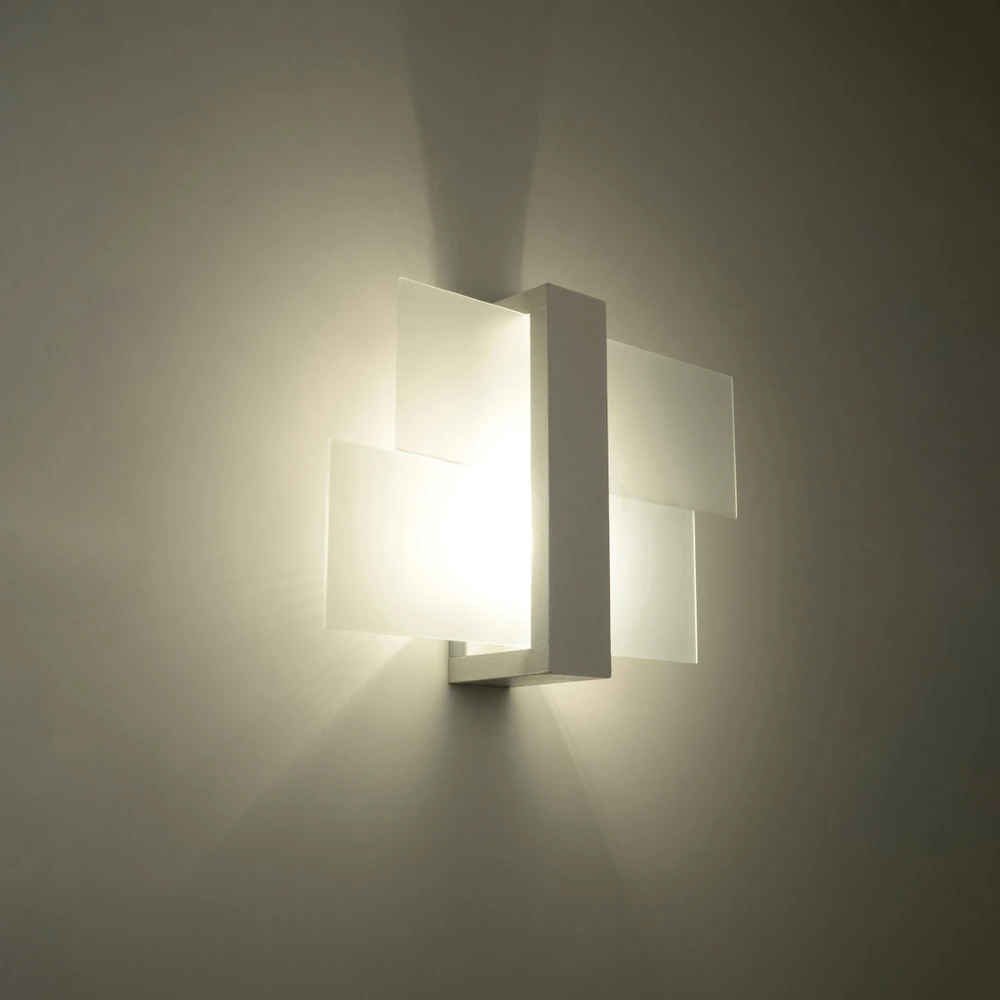 Sollux Lighting Sollux Sieninis šviestuvas FENIKS 1 baltas